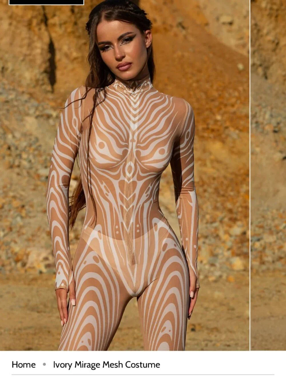 Badinka Rave Body Suit - Picture 2 of 6
